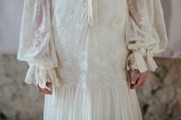 Traje de novia de dos vestidos