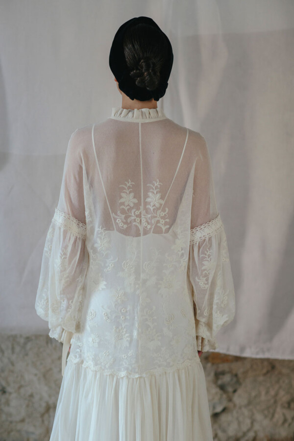 Traje de novia de dos vestidos