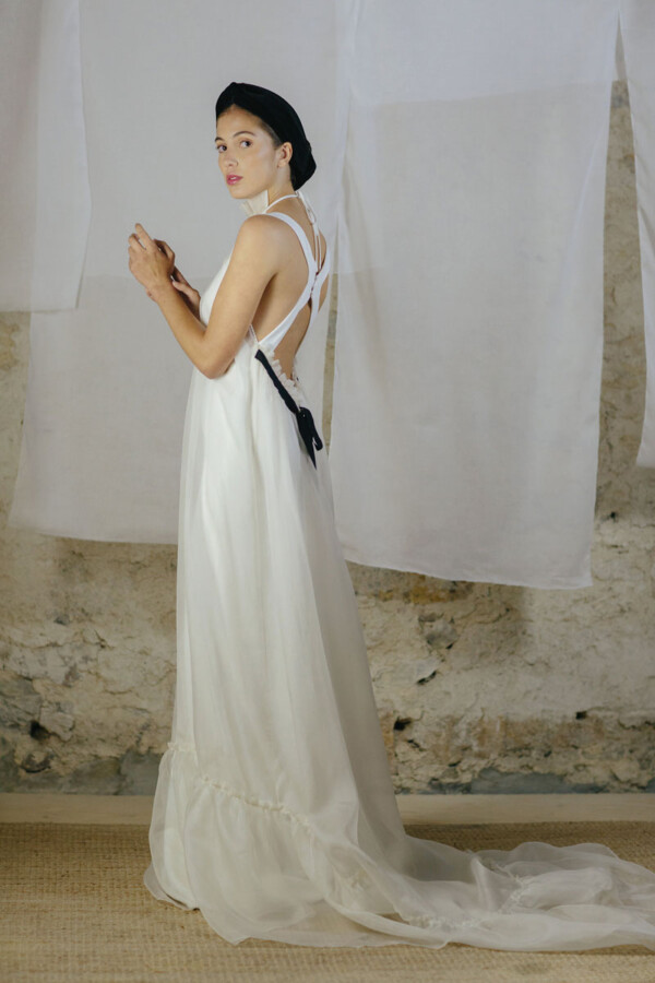 Traje de novia de dos vestidos
